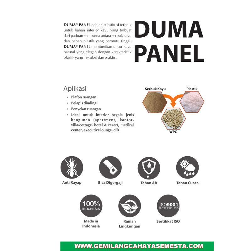 Duma Modern 3 Meter - Duma Panel WPC