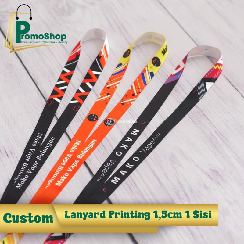 Cetak Lanyard id card Gantungan id card name tag Tali Lanyard Kualitas Premium