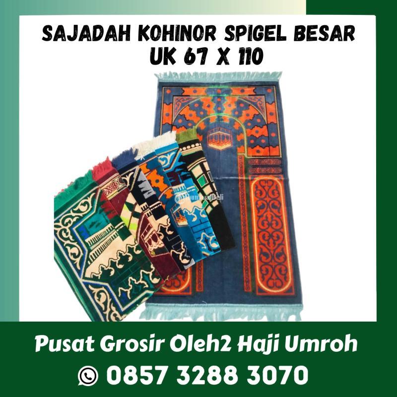 Call WA 0857 3288 3070  Sajadah Kohinor Spigel Besar 67 x 110 Souvenir Oleh Oleh Haji Umroh Murah Tuban, Bojonegoro, Lamongan, Rembang