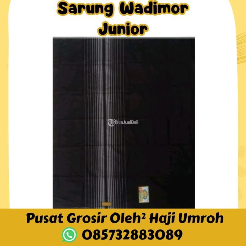 Call WA 0857 3288 3070 Sarung Wadimor Junior Hitam Souvenir Oleh Oleh Haji Umroh Murah Tuban, Bojonegoro, Lamongan, Rembang