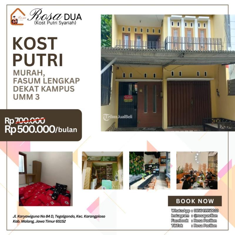 KOST PUTRI MURAH FASUM LENGKAP DEKAT KAMPUS UMM 3