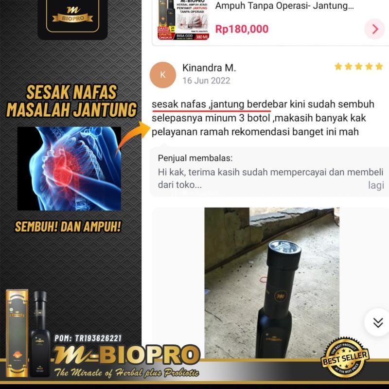 M Biopro Herbal Alami Obat Jantung Berdebar Nyeri Dada Di Apotik Reaksi Cepat Testimoni Terbanyak