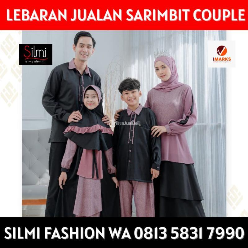 Grosir Baju Busana Muslim Sarimbit Couple Black Series Untuk Hari Raya