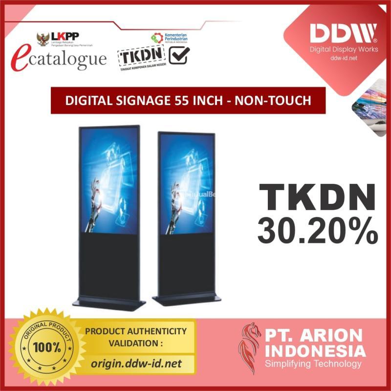 Digital Signage DDW 55inch Non Touchscreen TKDN  LKPP Kota Malang
