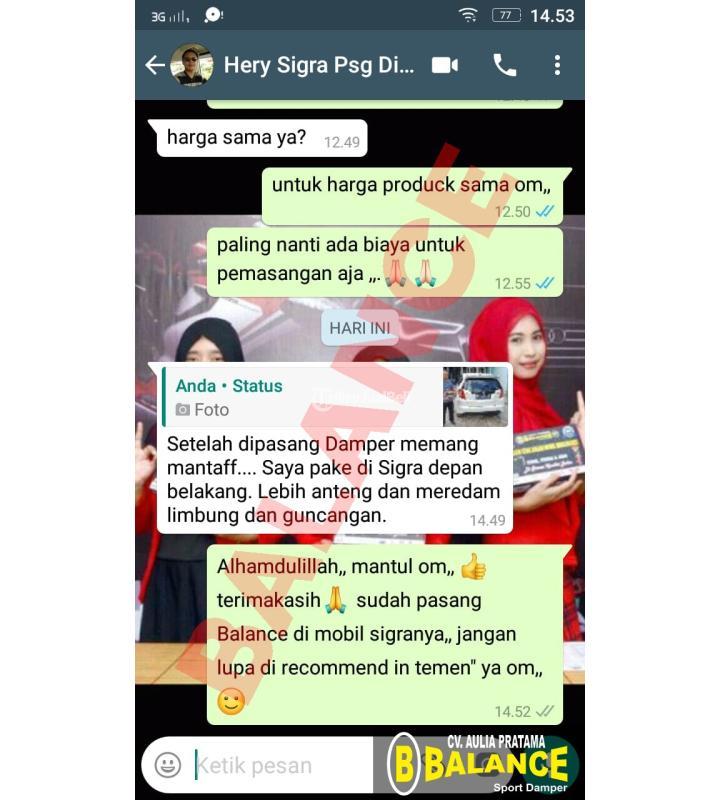 Kaki2 Mobil jadi Lebih Anteng, Sejak Pakai Balance Spring Buffer