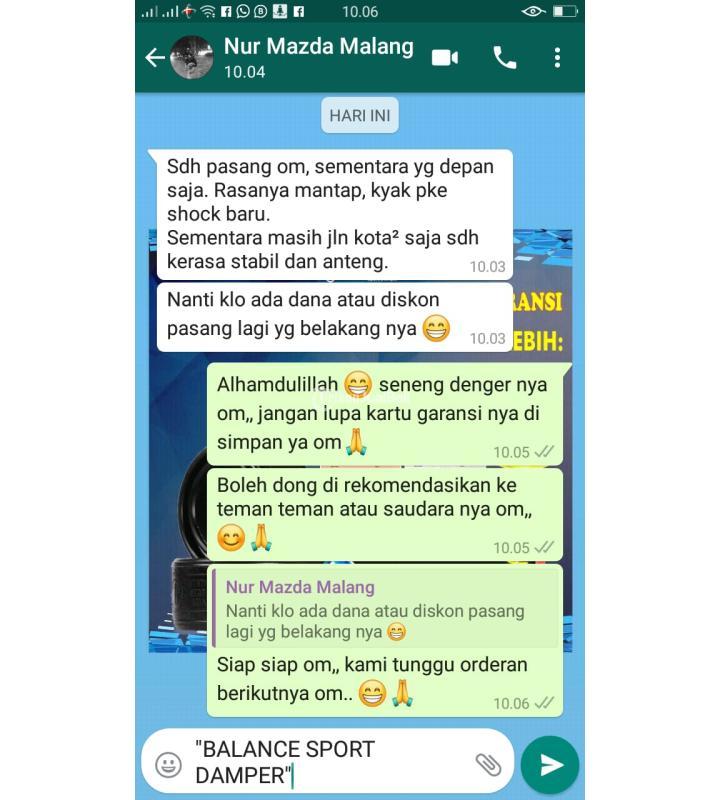 Dikcepatan Tinggi mobil Bergetar Keras Balance Sport Damper Solusinya