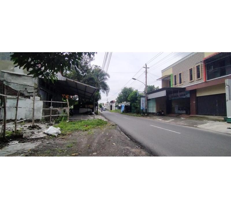 Dijual Tanah 1000 Meter Murah Strategis Tepi Jalan Raya dekat Ring Road Mojosongo - Solo