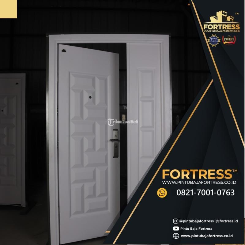 Pintu Besi Pengganti Pintu Kayu Minimalis Fortress Untuk Rumah Penginapan - Tangerang