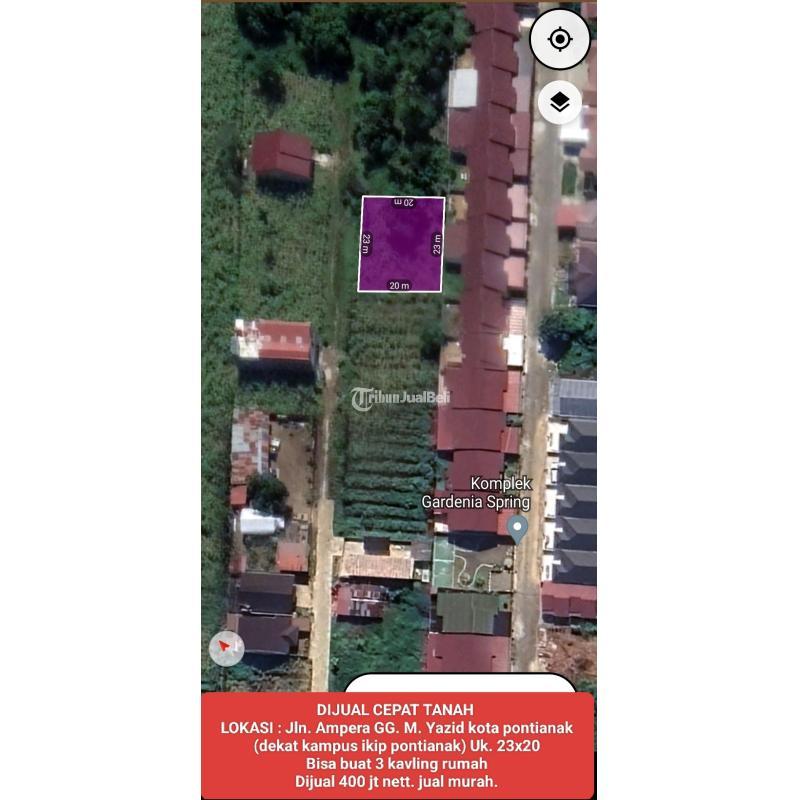Tanah jln Ampera gg M.Yazid