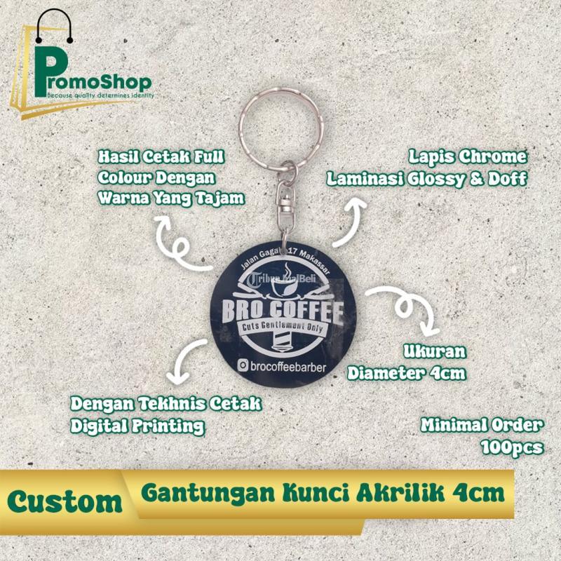 Cetak Gantungan Kunci Nama Akrilik Custom Unik Kualitas Premium di ...