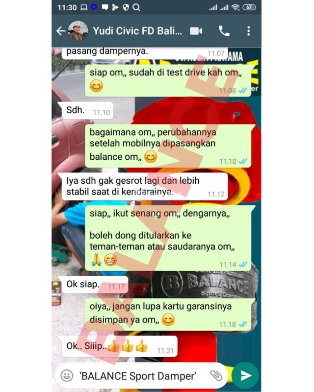 Langsung Pasangkan Balance di Mobilmu Utk Cegah Terjadinya Limbung