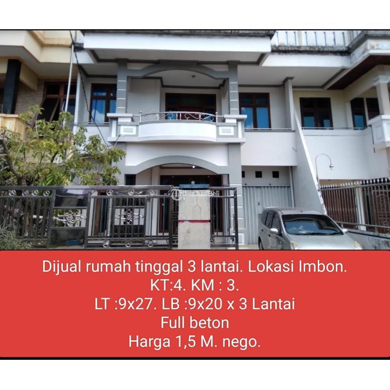Rumah mewah 3 lantai imam bonjol