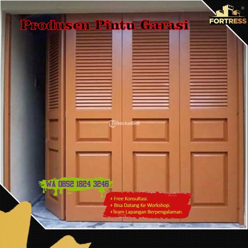 CUSTOM UKURAN.. Wa 0852 1824 3246 Pintu Garasi Besi Fortress Untuk Rumah Di Jawa Timur