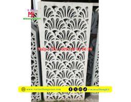 Ornamen GRC Krawangan Pagar Rumah Motif Kipas - Sleman Jogja