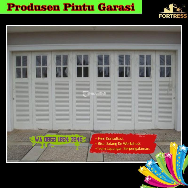 FREE KONSULTASI.. Wa 0852 1824 3246 Bengkel Las Pintu Garasi Besi Geser Fortress Untuk Apartment Di Manado