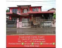 Rumah 2 Lantai Luas 324m2 5KT 2KM Lokasi Sungai Jawi Pal 3  Pontianak