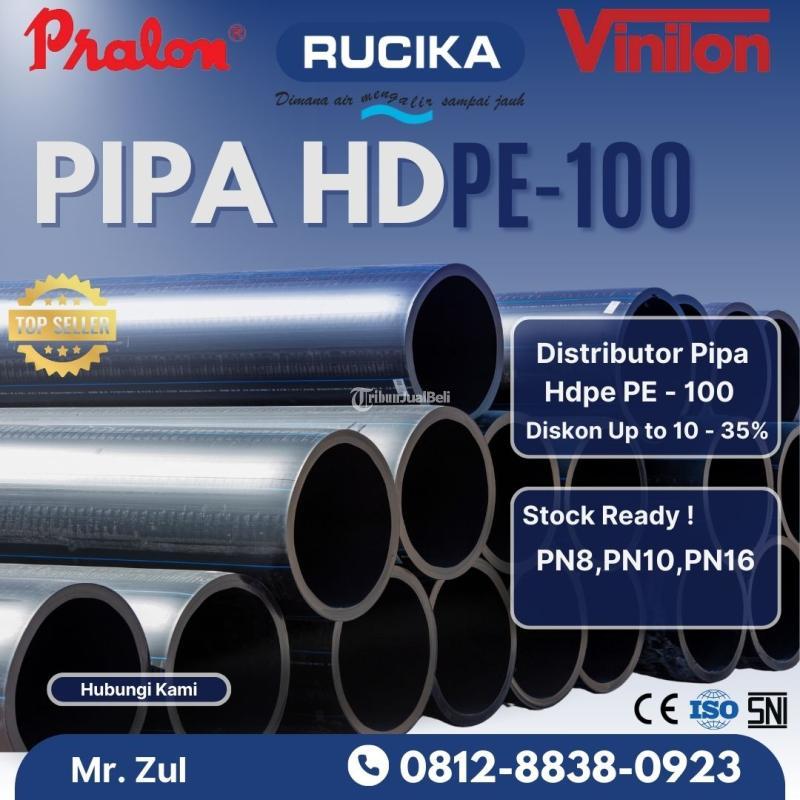 Agen Resmi Pipa Hdpe Rucika 14 inch 355mm di Jakarta Timur - Tribun