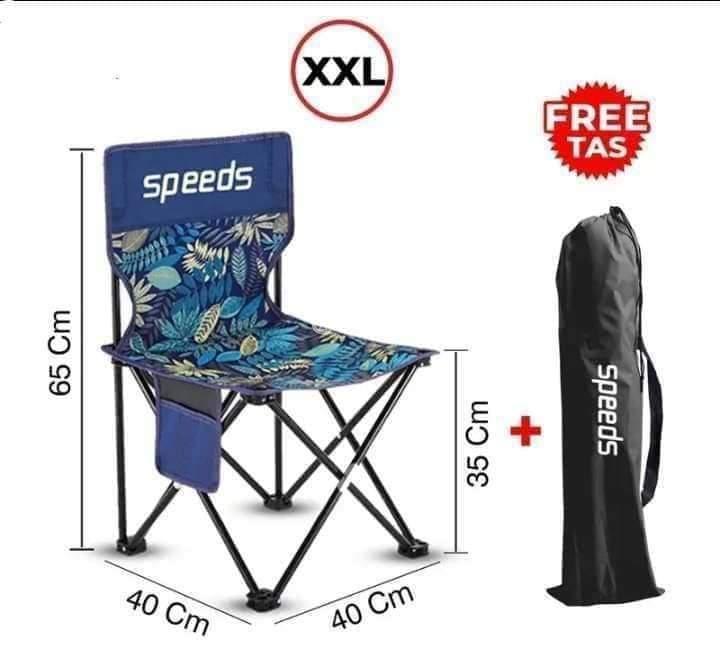 KURSI LIPAT SPEEDS UKURAN XXL MUAT SAMPAI BB 110 Kg MAUMERE,FLORES,NTT
