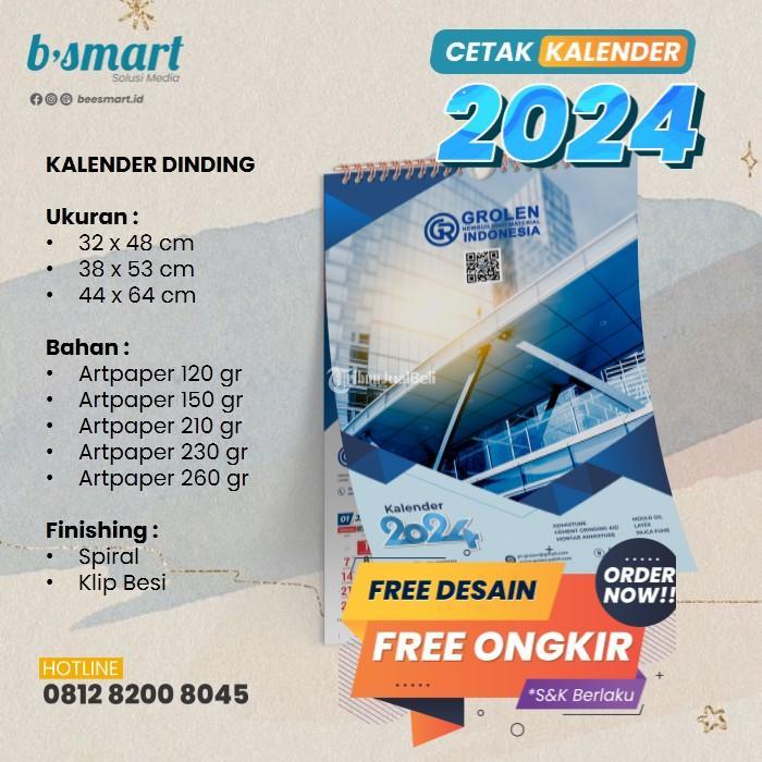 Jasa Cetak Kalender Dinding 2024 Di Sidoarjo - Tribun JualBeli