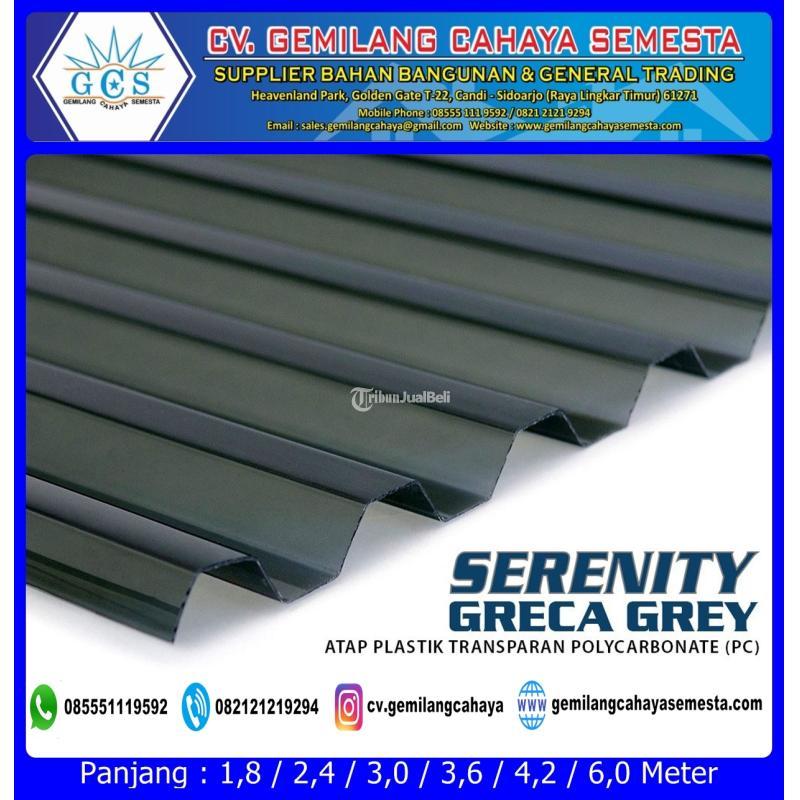 Serenity  240 CM   Atap Transparan  Atap Polycarbonate Corrugated
