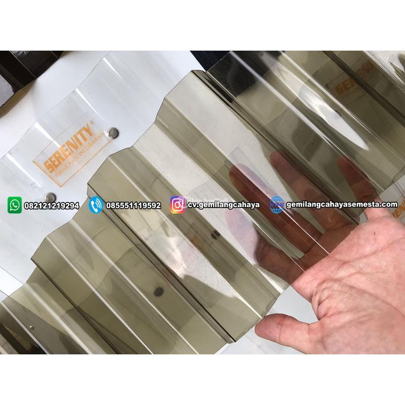 Serenity 300 CM Atap Transparan Atap Polycarbonate Corrugated - Sidoarjo