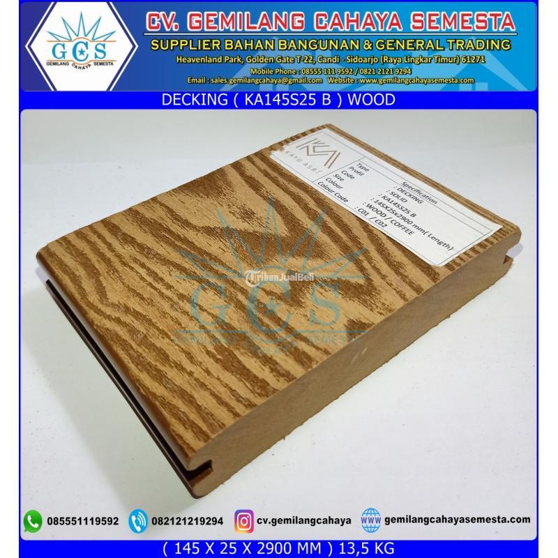 KA145S25 B - Decking WPC  Lantai WPC / Lantai Kolam Renang