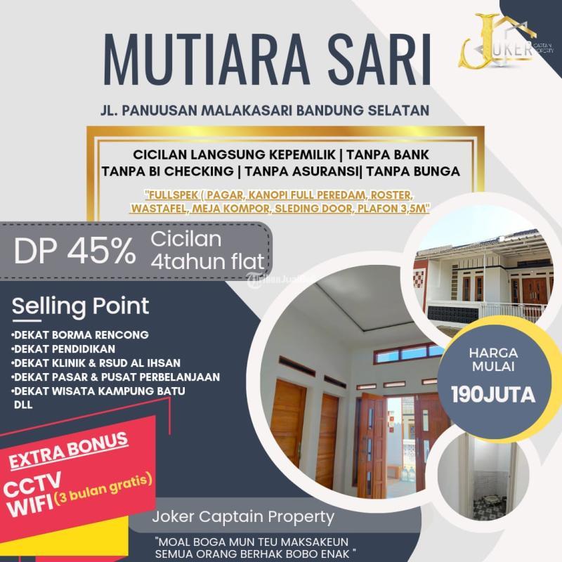 RUMAH ANGSURAN 2JTAN FLAT SAMPAI LUNAS