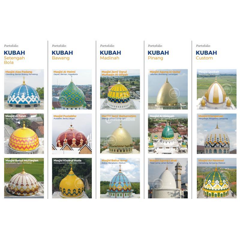 Harga Terbaru Untuk Kubah Masjid Bahan Enamel Galvalum GRC Paser