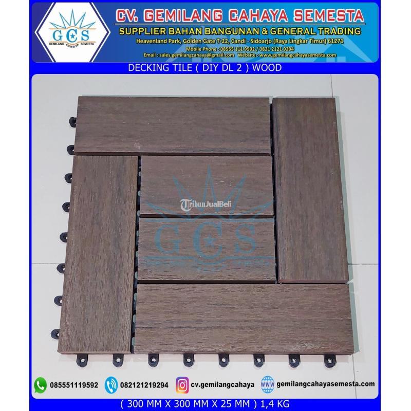 Decking Tile  DIY DL 2 ) / Lantai WPC / Lantai Kolam Renang