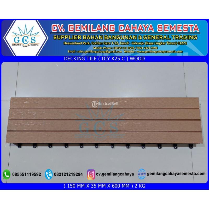 Decking Tile  DIY K25 C / Lantai WPC / Lantai Kolam Renang - Sidoarjo