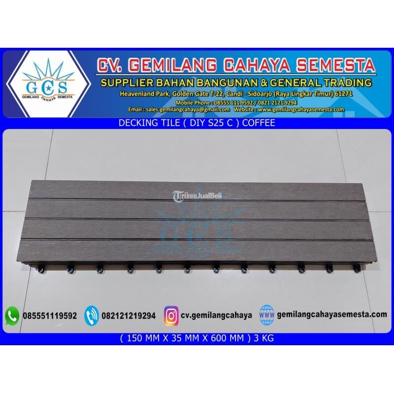 Decking Tile  DIY S25 C / Lantai WPC / Lantai Kolam Renang - Sidoarjo