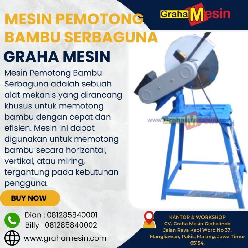 Mesin Pemotong Bambu Serbaguna Graha Mesin