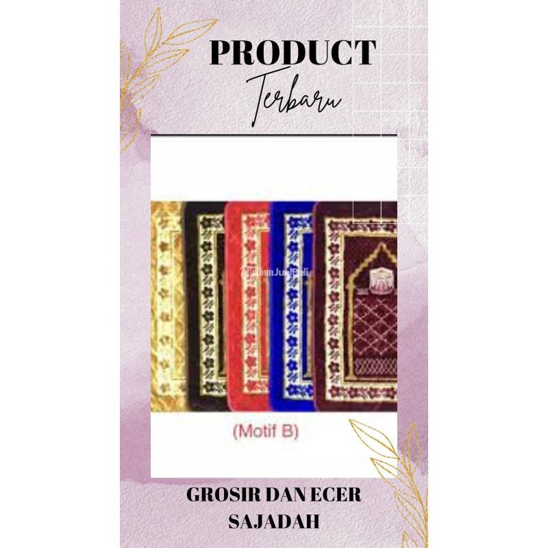 Grosir dan Ecer Sajadah Mempawah Motif Premium Harga Terjangkau