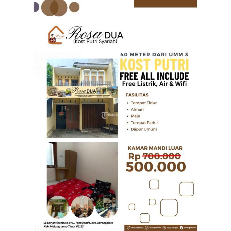 KOST PUTRI FULL FASUM