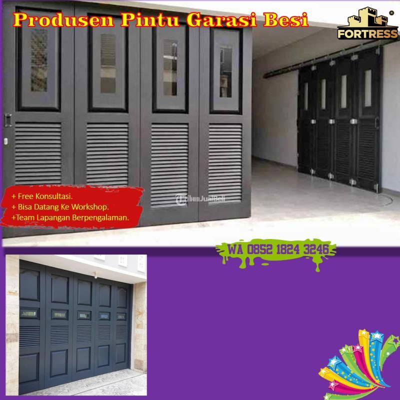 CUSTOM SIZE.. Wa 0852 1824 3246 Pemborong Pintu Carport Sliding Besi Fortress Untuk Sekolahan Di Kediri