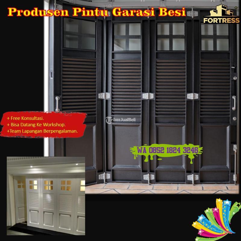 PROMO.. Wa 0852 1824 3246 Produsen Pintu Garasi Minimalis Besi Fortress Untuk Cluster Di Sabang