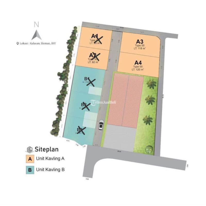 RUMAH MURAH, LOKASI STRATEGIS DI KALASAN SLEMAN