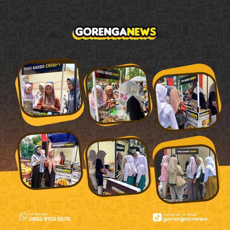 Bisnis Usaha GORENGANEWS Jigor, Tahu Tempe Kriuk, Tahu Bakso Cryspi Spesial