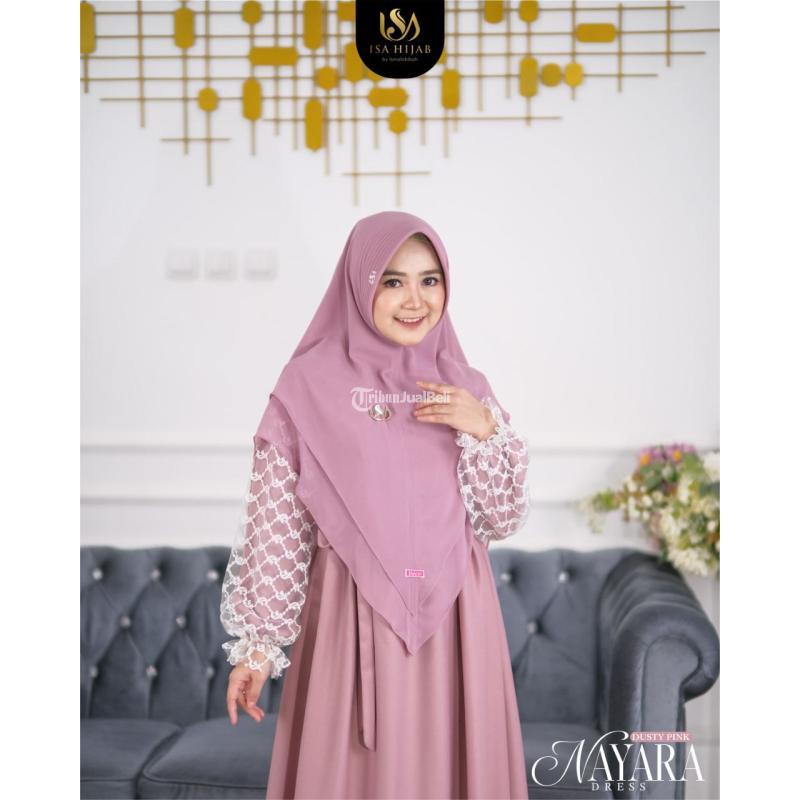 Distributor Baju Gamis Sarimbit Terbaru Isa Hijab Blitar Jatim