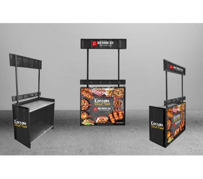 Booth Lipat Bahan Galvalum Free Desain