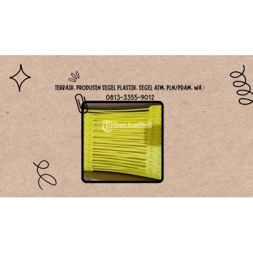 Produsen Segel Meter PLN/PDAM | Segel Double Lock Berkualitas Amuntai, WA : 0813-3355-9012