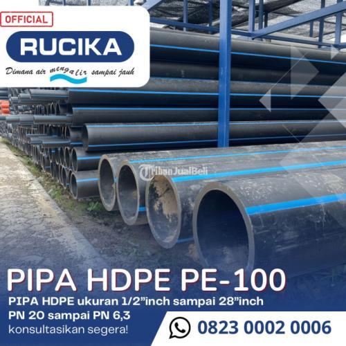 Pipa Hdpe 6 inch 160mm Merek Rucika PN 10 - Jakarta Timur