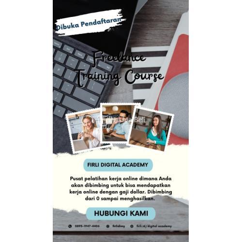 KERJA BERPENGHASILAN DOLAR, CALL 0895-1947-4406, Kursus Pelatihan Kerja Online Firli Digital Academy