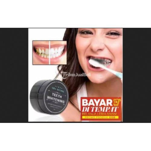 Pemutih Gigi Alami teeth whitening activated carbon arang Pasta Gigi Karbon Aktif