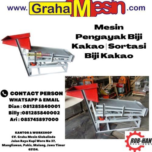 Mesin Pengayak Biji Kakao | Sortasi Biji Kakao