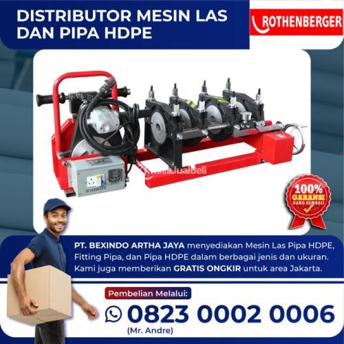 Mesin Las penyambung pipa HDPE SHDS 160/50 Buttfusion welding machine