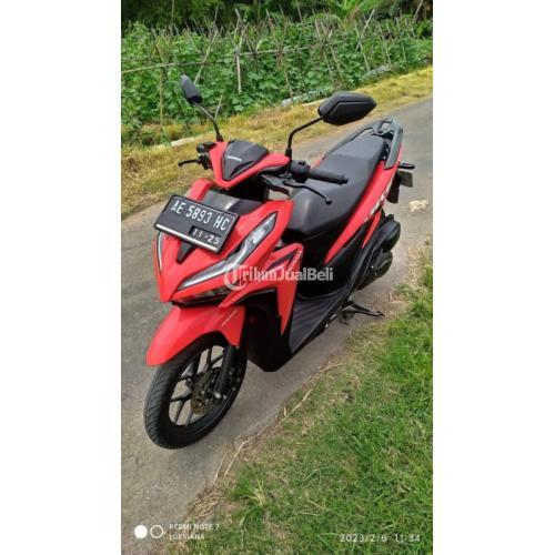 Motor Honda vario 125 Tahun 2020 Bekas Warna Merah Siap Pakai di Madiun