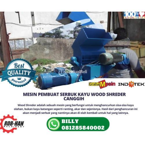 MESIN PEMBUAT SERBUK KAYU WOOD SHREDER CANGGIH MALANG