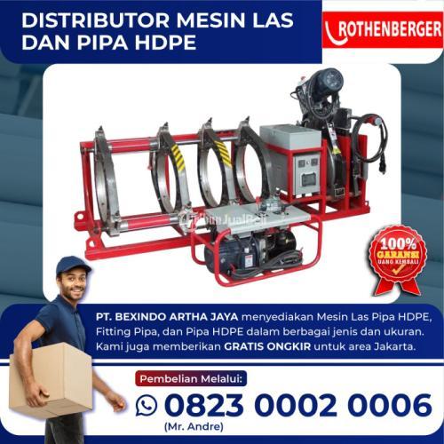 Mesin pemanas penyambung pipa hdpe hydraulic 4 clamp mesin hdpe