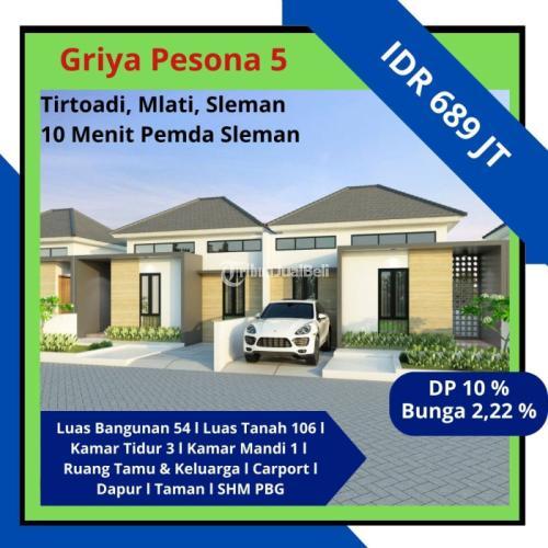 RUMAH JOGJA AREA STRATEGIS DEKAT EXIT TOLL AKSES MUDAH DEKAT JALAN UTAMA LINGKUNGAN NYAMAN SHM